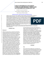 Elkefi Et Al 2022 Impact of Health Informatics On Patients Perception of Health Care Services Trends Over Time of