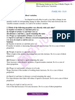 RD Sharma Class 8 Maths Chapter 10 Direct and Inverse Variations