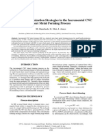 Modeling of Optimization Strategies in The Incremental CNC - 2004