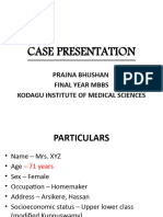 Case Presentation Pleural Effusion