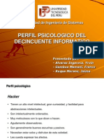 Presentacion Perfil Psicologico Del Delincuente Informatico