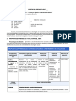 SESIÓN de APRENDIZAJE CCSS Competencia Gestiona El Ambiente2023