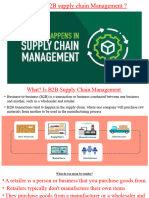 Chapter 3 B2B SUPPLY CHAIN