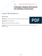 Comparison of Earthquake Catalogs Declustered From