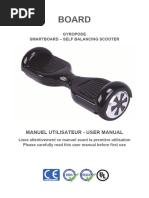 Board: Gyropode Smartboard - Self Balancing Scooter