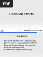 Radiation Effects: ©health Physics Society