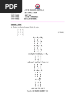 Math 110 - Bbit211 - Linear Algebra