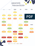 Planning Periodes Scolaires