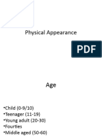 Physical Appearance