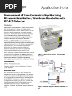 Measurement of Trace Elements in Naphtha Using Ultrasonic Nebulization Membrane Desolvation With ICP-AES Detection