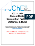 2024 - AIChE SDC Problem Statement & Rules - Re-Release - FINAL