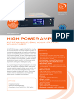 High Power Amplifier: 400 W Extended Ku-Band Indoor HPA 4412AU With Built-In BUC