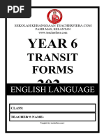 Year 6 Transit Forms 1