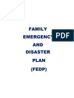 Family Emergency and Disaster Plan