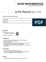 Completing The Square A Larger Than 1 Q