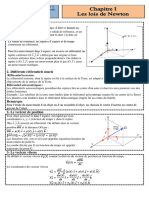 Cours 1 Les Lois de Newton