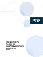 Procedimiento de Sustancias Químicas 11