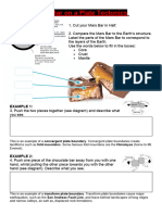 Mars Bar On A Plate Tectonic
