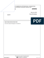 Pakistan Studies: University of Cambridge International Examinations General Certificate of Education Ordinary Level