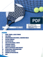 Webinar - Padel Court Construction