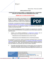 Circular Dpa-005-2024 Controles Efectuados Sobre La Consistencia de La Liquidación Circuito de Verificación de Permanencia en El Pais