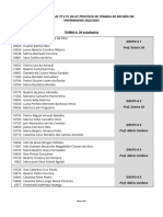 Grupos de Estudantes para As Aulas TP e PL Da UC PTDE-2022-2023-V.9-3-2023