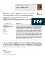 A Preliminary Mapping of Individual, Relational, and Social Factors That Impede Disclosure of Childhood Sexual Abuse