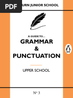 Grammar and Punctuation Guide Upper School