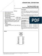 Cd74hc7266 XNOR Gate