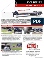 TVT25 Fixed Gooseneck Lowbed Trailer