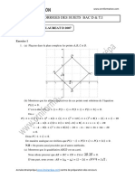 Bac D Corrigé Mathémathiques 2007