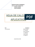 Hoja de Calculo