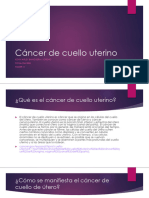 Cáncer de Cuello Uterino