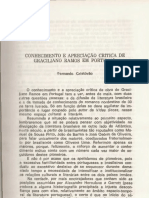 Conhecimento e Apreciação Crítica de Graciliano Ramos em Portugal