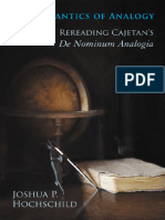 Joshua P. Hochschild - Semantics of Analogy - Rereading Cajetan's de Nominum Analogia-University of Notre Dame Press (2010)