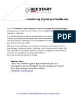 La Strategie de Marketing Digital Qui Fonctionne