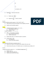 Worksheet 2. Geometric Sequence and Series