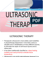 Lecture 10 Ultrsonic Therapy