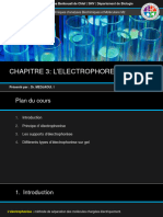 Medjaoui Chapitre 3 Lélectrophorèse Module Techniques Biochimiques Et Moléculaire M2Biochimie