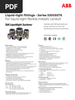 ABB T B Liquidtight System - Series 5300SST6 LT FITTINGS