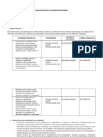 Plan de Acción de La Comisión Disciplinaria