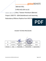 P 54 Holiday Testing Procedure R1