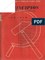 Principios N°1 - Julio 1941 - Partido Comunista de Chile