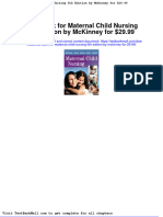 Full Test Bank For Maternal Child Nursing 5Th Edition by Mckinney For 29 99 PDF Docx Full Chapter Chapter