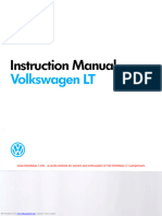 Instruction Manual Volkswagen LT