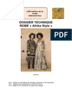 Dossier Technique Robe Afrika Style