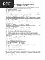 FORM 1 CLASS TEST 2023 2nd Sem