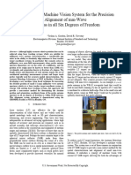 A Non-Contact Machine Vision System For The Precision Alignment of Mm-Wave Antennas in All Six Degrees of Freedom