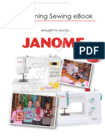 Janome Sewist 500 Sewing Machine Instruction Manual