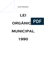 Lei Orgânica Municipal Cachoeirinha